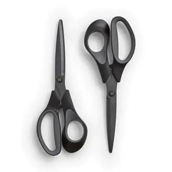 TRU RED™ 8" Non-Stick Titanium Coated Scissors, Straight Handle - Picture 1 of 7